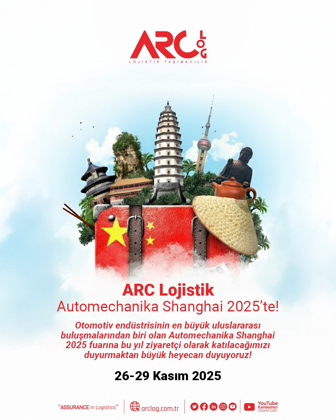 ARC Lojistik Automechanika Shanghai 2025'te