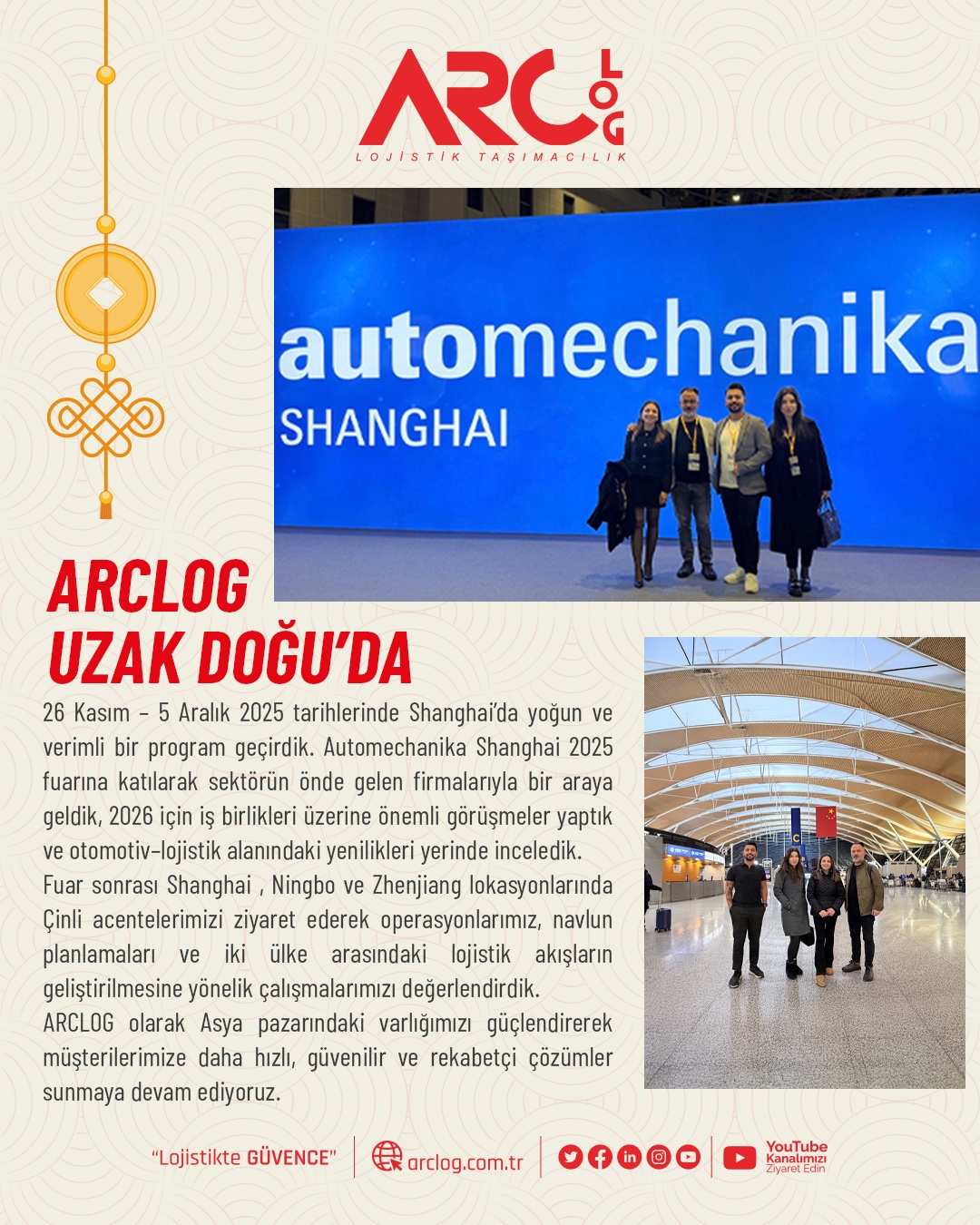 ARCLOG Uzak Doğu'da