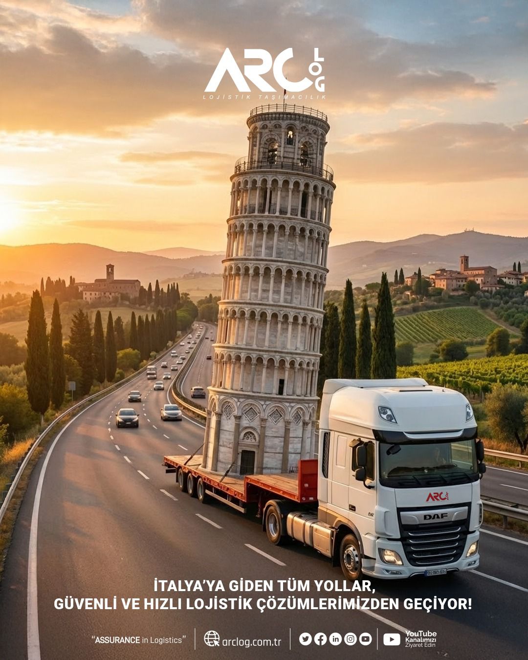 İtalya'ya Giden Tüm Yollar Güvenli ve Hızlı Lojistik Çözümlerinden Geçiyor